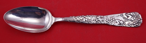 Serving Spoon w/ grape motif  8 3/4